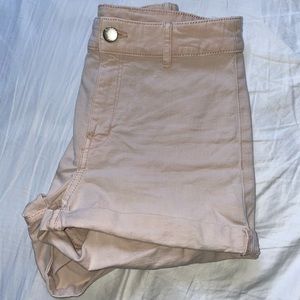 Pastel Pink High Rise shorts